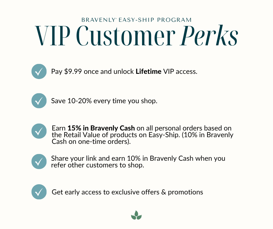 Bravenly Easy-Ship Program – VIP Customer Perks banner